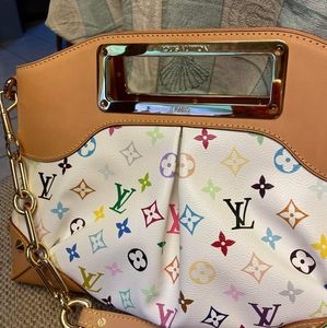 Authentic L.V Judy Mm white
